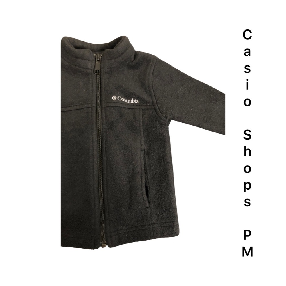 Black Baby Fleece Columbia Jacket